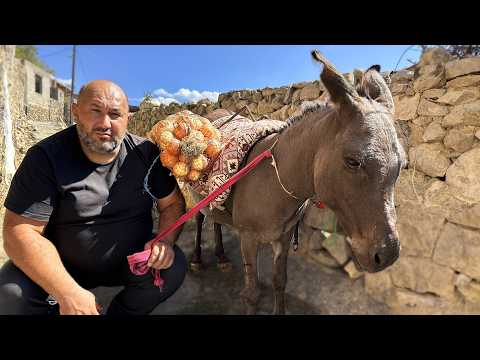 He lives as before. Caucasian life and soup from a bag of onions