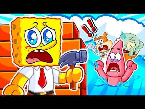 Build to Survive MAX LEVEL TSUNAMI in Roblox!