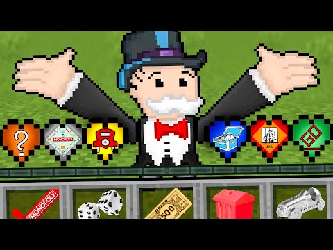 Minecraft, But There’s MONOPOLY Hearts