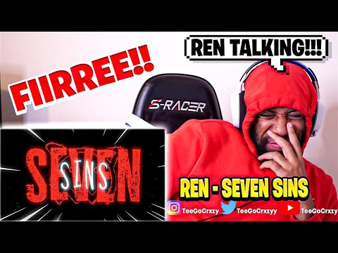 UK WHAT UP🇬🇧!!! HUMAN MUSIC!!! Ren - Seven Sins (Official Lyric Video) (REACTION)