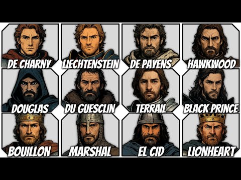 12 Deadliest KNIGHTS of Medieval History [EXPLAINED]