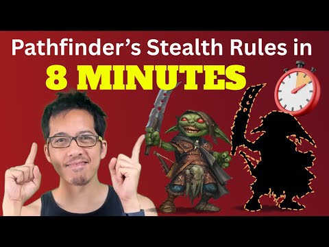 Pathfinder 2e's Stealth and Detection rules in 8 MINUTES (Rules Lawyer)