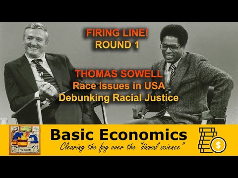 Firing Line w/ Thomas Sowell "The Economic Lot of Minorities" Debunking Critical Race Theory