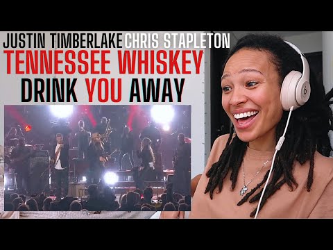 Justin Timberlake & Chris Stapleton - Tennessee Whiskey/Drink You Away (CMA 2015) [REACTION]