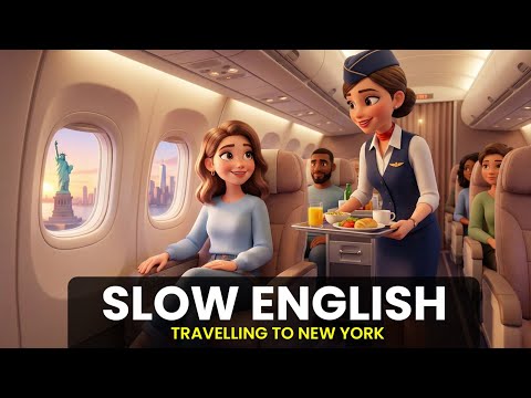 English Speaking Practice | Shadowing English | Travel to New York | Slow English | A1 - A2
