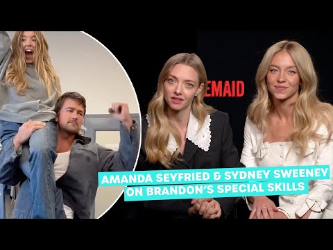 Sydney Sweeney & Amanda Seyfried On Being Carried By Brandon Sklenar