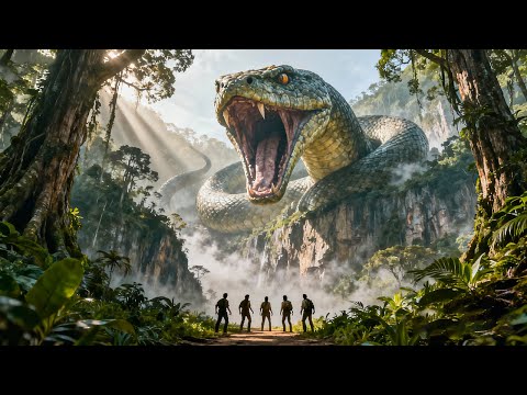 探险队闯入远古世界！小男孩被大蛇多次救下，竟与大蛇成了生死之交！#大蛇3龙蛇之战 #惊悚 #怪兽 #灾难 #电影 #movie #monster #live #fullepisode #snake