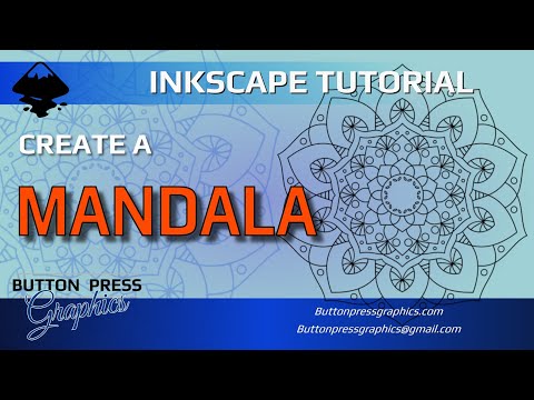 How To Create A MANDALA In INKSCAPE 1.3.2