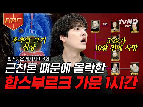 [#벌거벗은세계사] (1시간) 근친혼에 근친혼을 거듭한 합스부르크 가문💥 이것이 바로 몰락의 이유❓ 유전병까지 불러온 비극의 시작 | #티전드