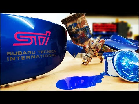 How To PROPERLY Spray Paint! - WRX STi Ft Workshop Pure Sound