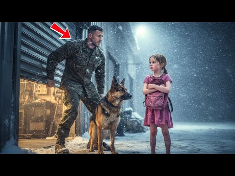 Little Girl Begs U.S. Marine & K9 To Hide Her From Dad – What’s In Her Bag Shocks Everyone
