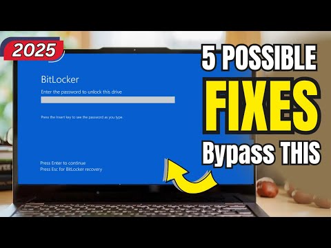 How to Bypass BITLOCKER Blue Screen in Windows 10/11 (2025)