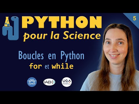 Boucles for et while en Python | Python pour la Science #5