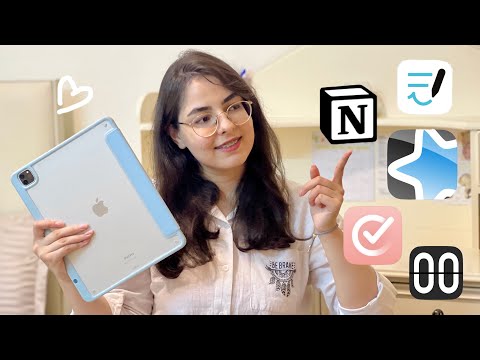 چطوری با آی‌پد درس میخونم؟📑| همه اپ هایی که برای درس خوندن لازمتون میشنو گفتم🌟📚