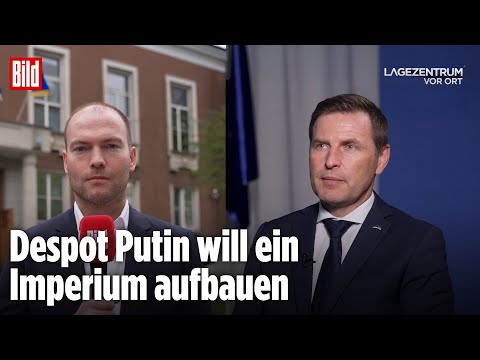 Estlands Verteidigungsminister spricht Tacheles | BILD-Lagezentrum VOR ORT