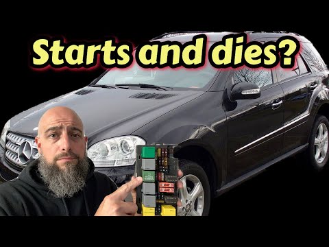 Mercedes starts and dies after replacing air compressor relay