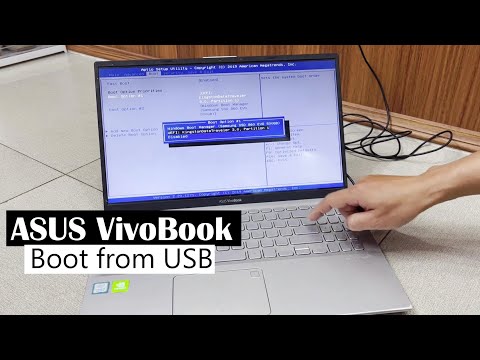 How to boot ASUS laptop from USB drive