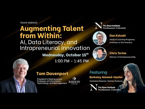 Augmenting Talent from Within AI, Data Literacy, and Intrapreneurial Innovation