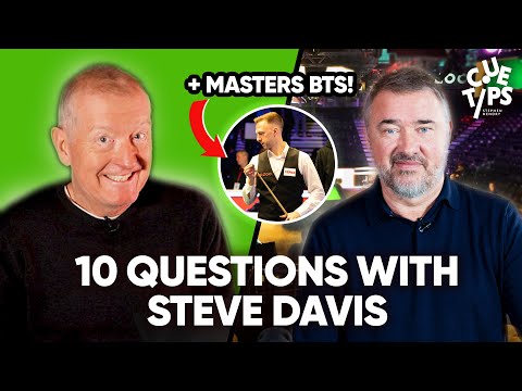 10 Questions With Steve Davis (& Backstage Tour Of The Masters!)