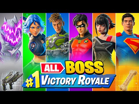 Winning With *EVERY* SEASON 3 BOSS in Fortnite!
