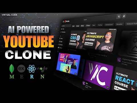 Build an AI Powered YouTube Clone with MERN Stack 🔥 | Shorts, Studio, Analytics & Revenue System 🚀