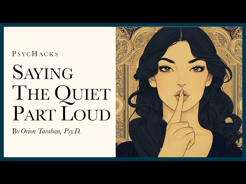 Saying the quiet part loud: emperors must wear clothes