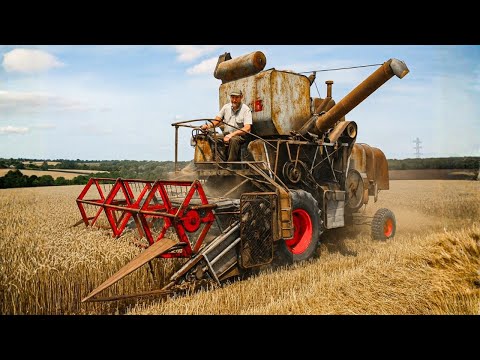 6 Vintage Combines That Changed Farming Forever!!