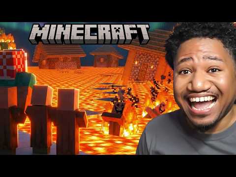 The Floor Is Lava! (Minecraft Movie) @LookOut3D