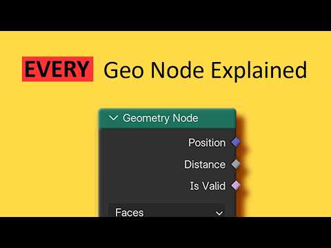 ALL 300+ Geometry Nodes in Blender