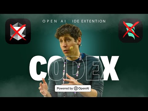 OpenAI Codex IDE Extension 🔥: Full Review | Solves Cursor’s 'free token' & 'trial account' Problem