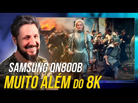Análise da Samsung QN800B: Uma TV 8K com 4.2.2 canais e outros diferenciais