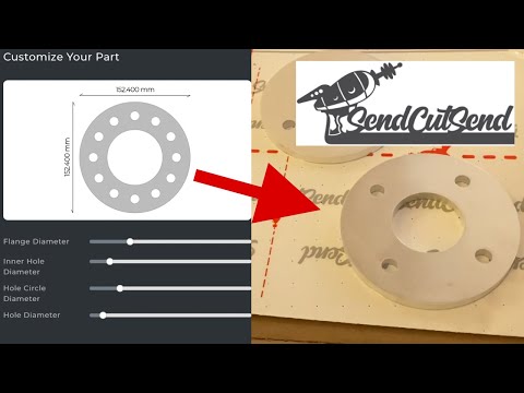 SendCutSend Review | How to use Free Parts Builder feature on Send Cut Send to design parts