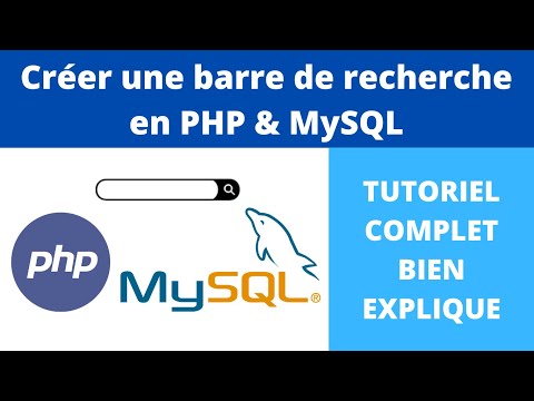PHP TUTORIAL - Create a Search Bar in PHP & MySQL