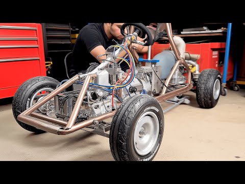 Man Transforms Toy Car into Fastest Go kart | Start to Finish Build by @Motorizando