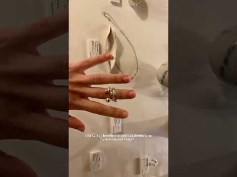 Shopping in Seoul 💎Korean jewellery brand to discover: NishaNue #kfashion    #popupstore