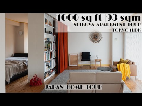 1000sqft Shibuya 1LDK Apartment Tour  | Tokyo Home Tour