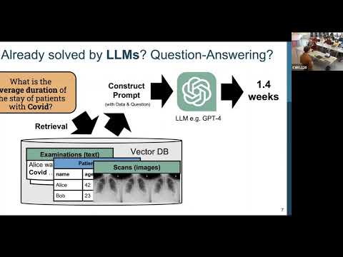Towards LLM-augmented Database Systems - Carsten Binnig