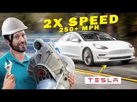 Double the Speed?! Tesla Model 3 Gear Swap & LSD Upgrade!