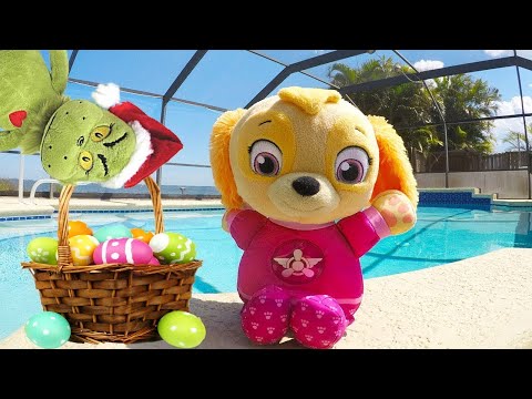 Skye Swimming Pool Adventure with The Easter Bunny