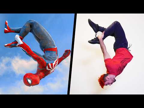 I Tried Stunts From Spider-Man 2 IN REAL LIFE (PS5, Parkour)