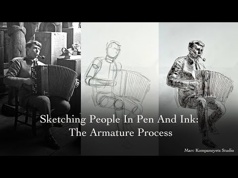 Sketching People In Pen And Ink: The Armature Process