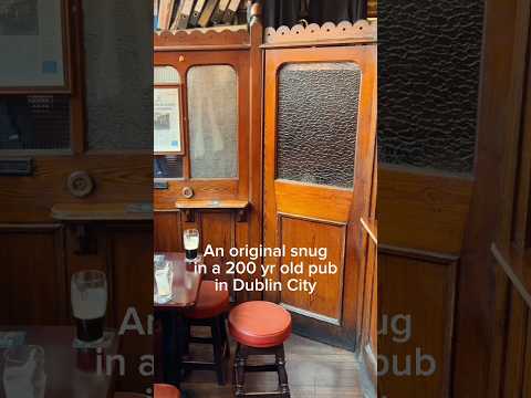 An original snug in a 200year old pub in Dublin, Ireland. Kehoes.  #irishpub #ireland #snug