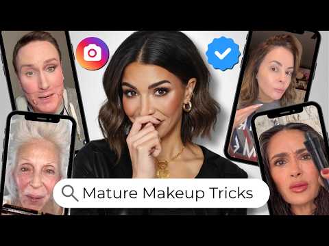 REACTING TO MATURE SKIN MAKEUP HACKS