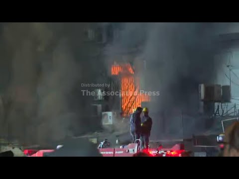 Fire breaks out in multi-story building in Karachi, killing at least three people