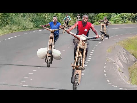 A Day in the Life of an African Wooden Scooter Crew