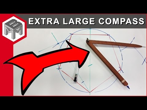 How To Make An Extra Large Compass - Quick and Easy