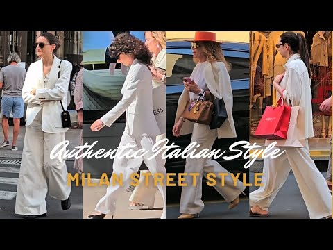 Italian Fashion | Milan Women Own the Street 👠👛