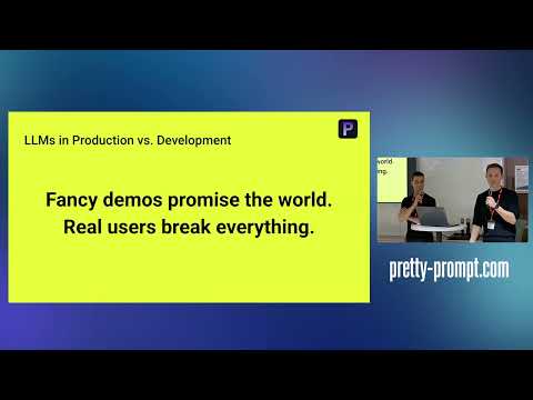 LLMs in Production vs Development - Stripe talk by Pretty Prompt