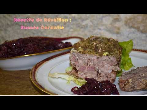 Entrée de Noël Idéale : Terrine aux Aiguillettes de Canard + Oignons Rouges Caramélisés