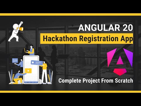 Hackathon & Project Competition App in Angular 💻 | Step-by-Step Full Project Tutorial